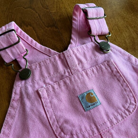Carhartt pink overalls 18m NWOT - Picture 3 of 8